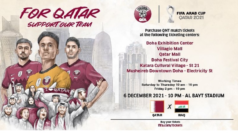 Qatar to face Iraq in FIFA Arab Cup quarterfinals on December 6 2021